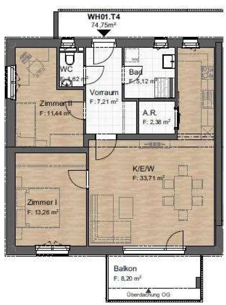 Neubauwohnung Top 4