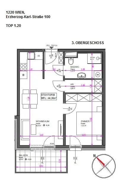 2-Zimmer-Erstbezug mit Innenhof-Balkon – Anleger oder Eigennutzer