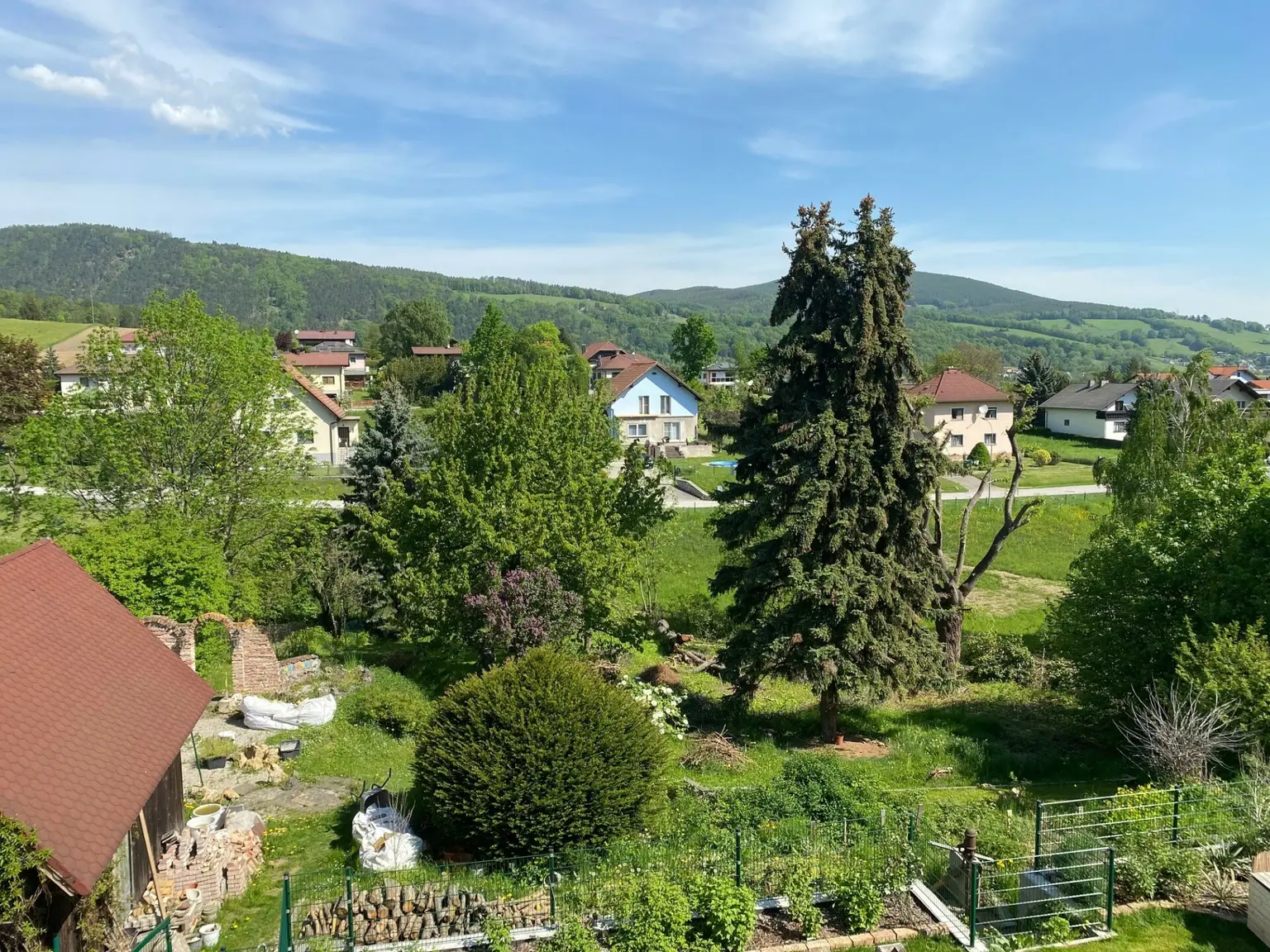 Ausblick Garten und Umgebung