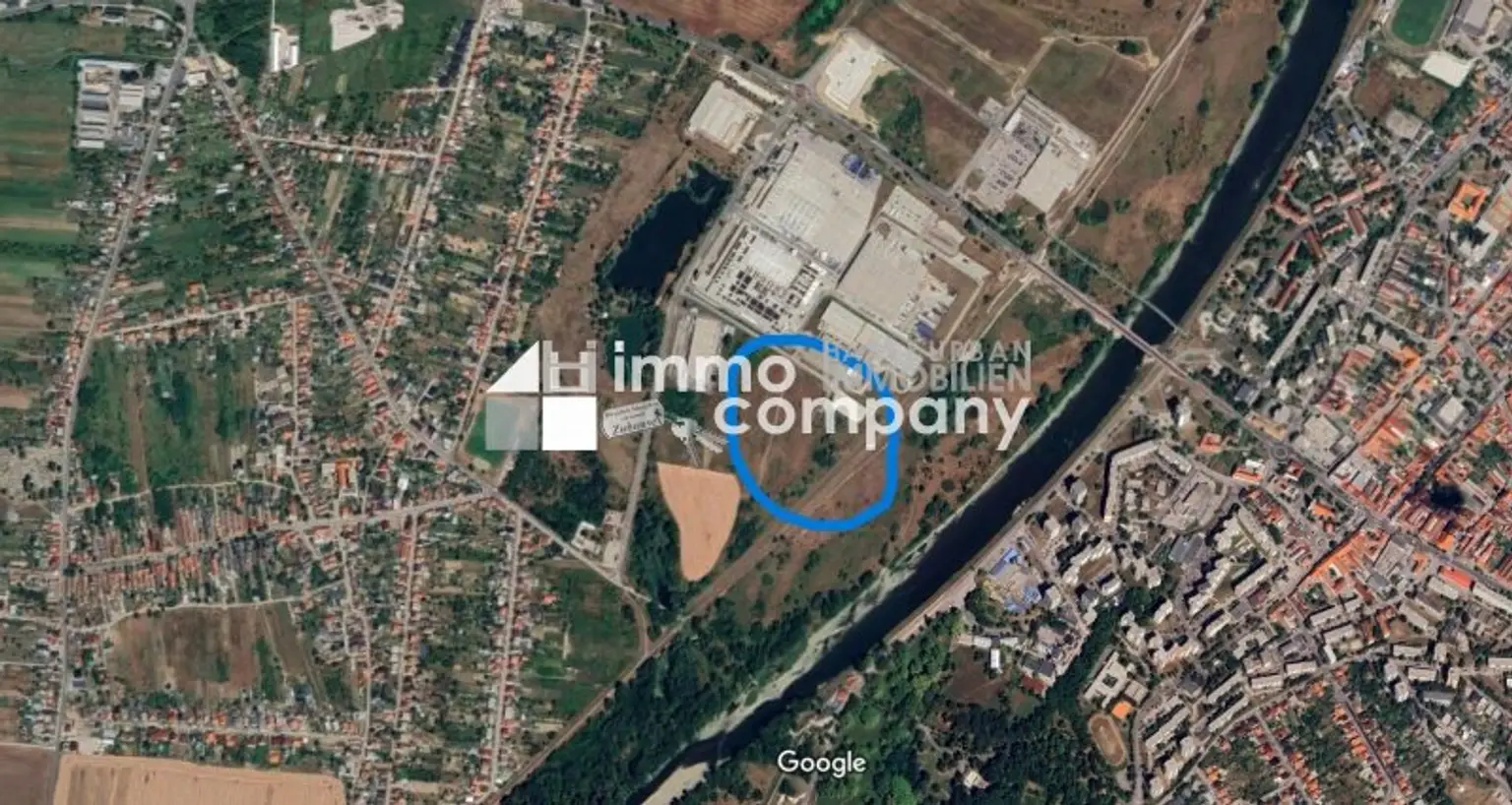 Großzügiger Betriebsbaugrund in Hlohovec/Slowakei: 31.000 m² für Gewerbe.