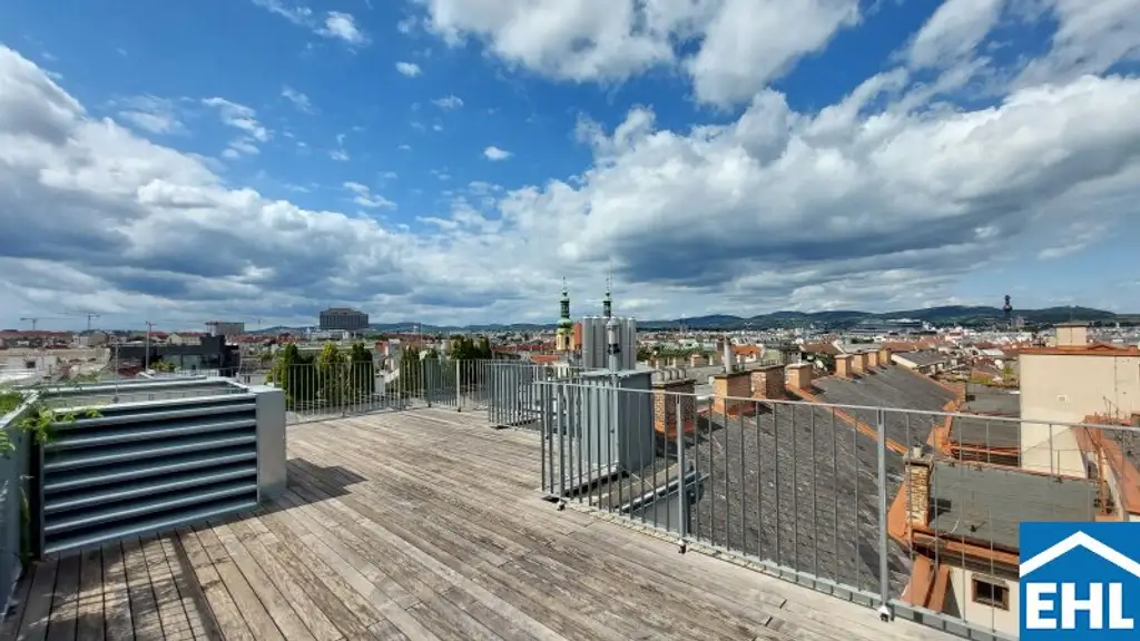 Traumhafte 3-Zimmer-Maisonette im Dachgeschoss mit Dachterrasse im Servitenviertel - U4 Nähe!