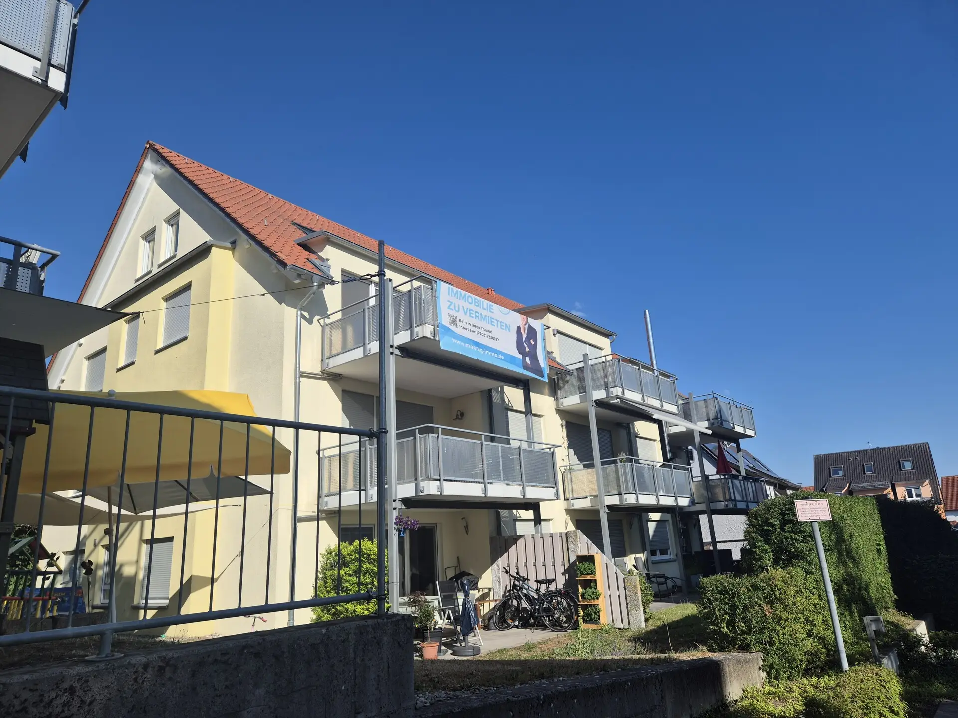 house view to balcony
