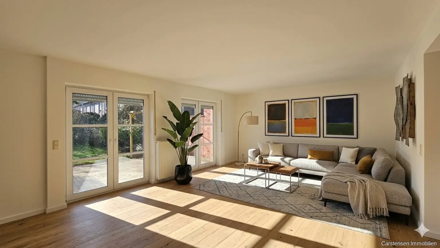 Einrichtungsbeispiel Wohnbereich (KI)