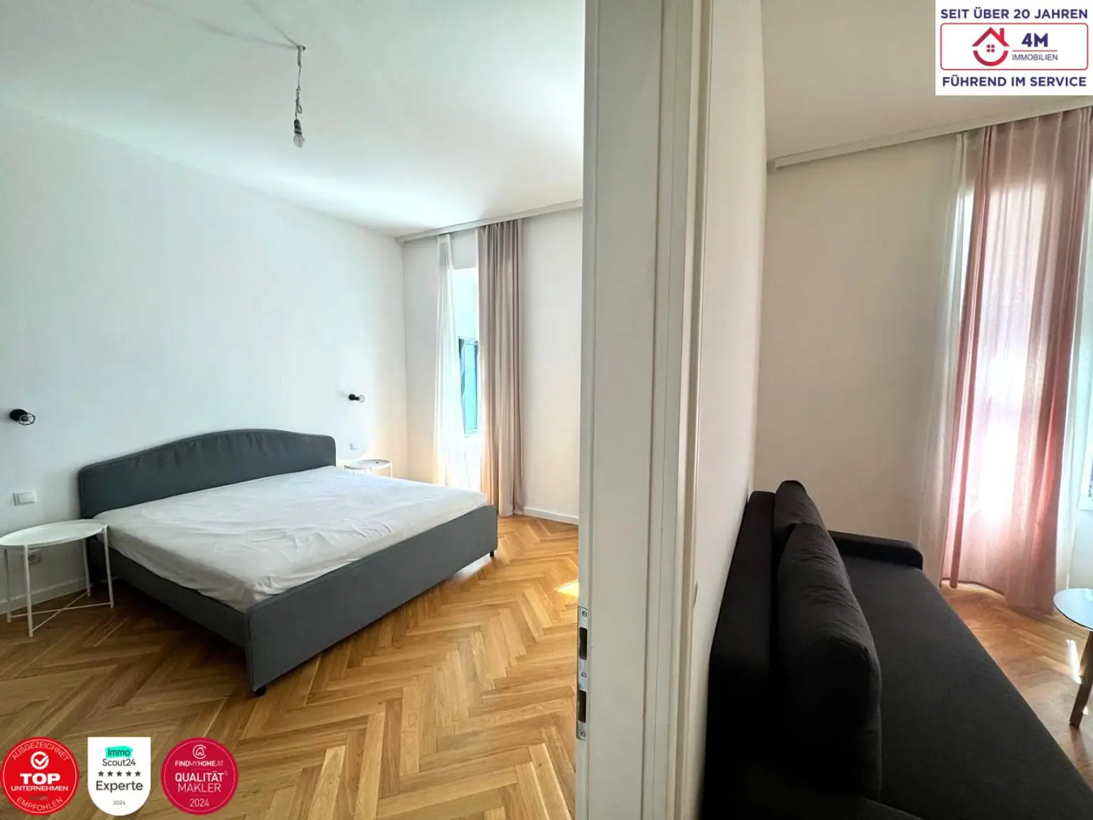 Eleganter Altbau trifft modernen Wohnkomfort – sanierte 2-Zimmer-Wohnung nahe Donauinsel