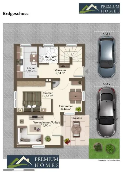 NEUNKIRCHEN - Ferienhaus mit großem Garten - EG