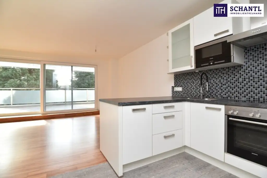 Traumhafte, lichtdurchflutete 3-Zimmer-Wohnung mit gigantischer Terrasse und Blick ins Grüne!