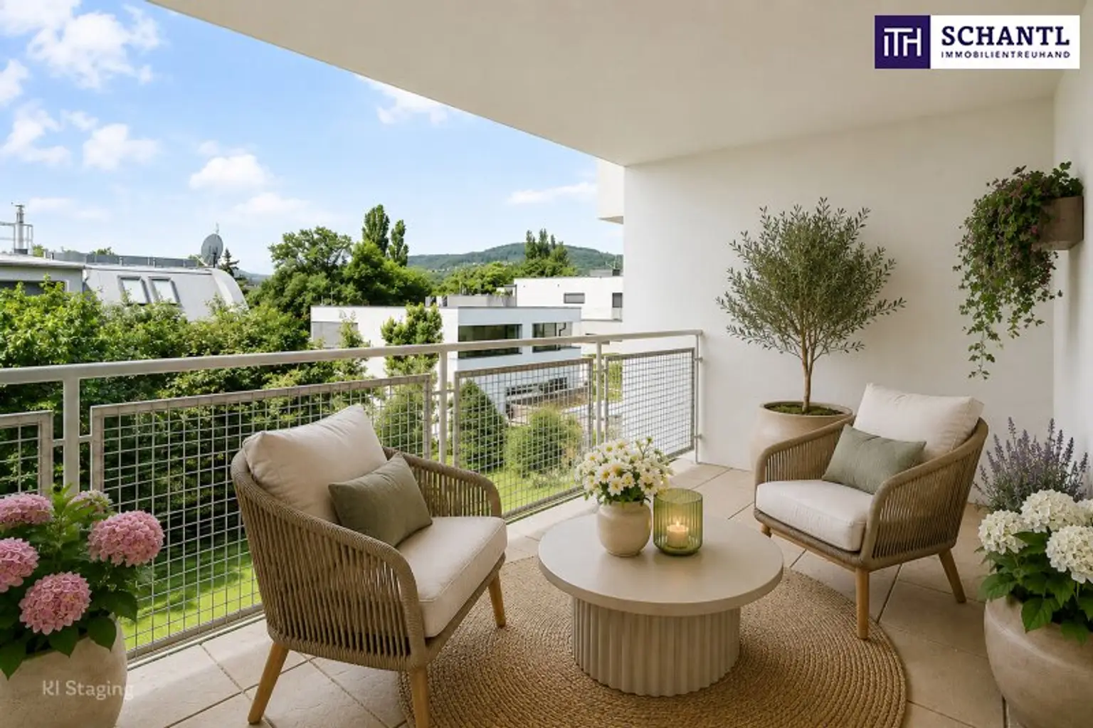 Loggia, KI Staging