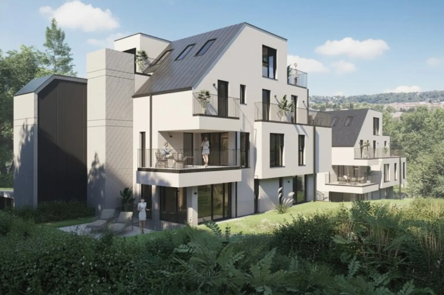 Exklusive Neubauwohnung mit Terrasse und Traumausblick!