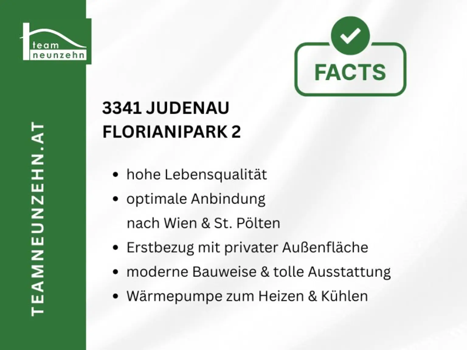 GARTENTRAUM - Geräumige 4-Zimmer-Wohnung mit privatem Garten! FLORIANI – Quartier am Tullnerfeld