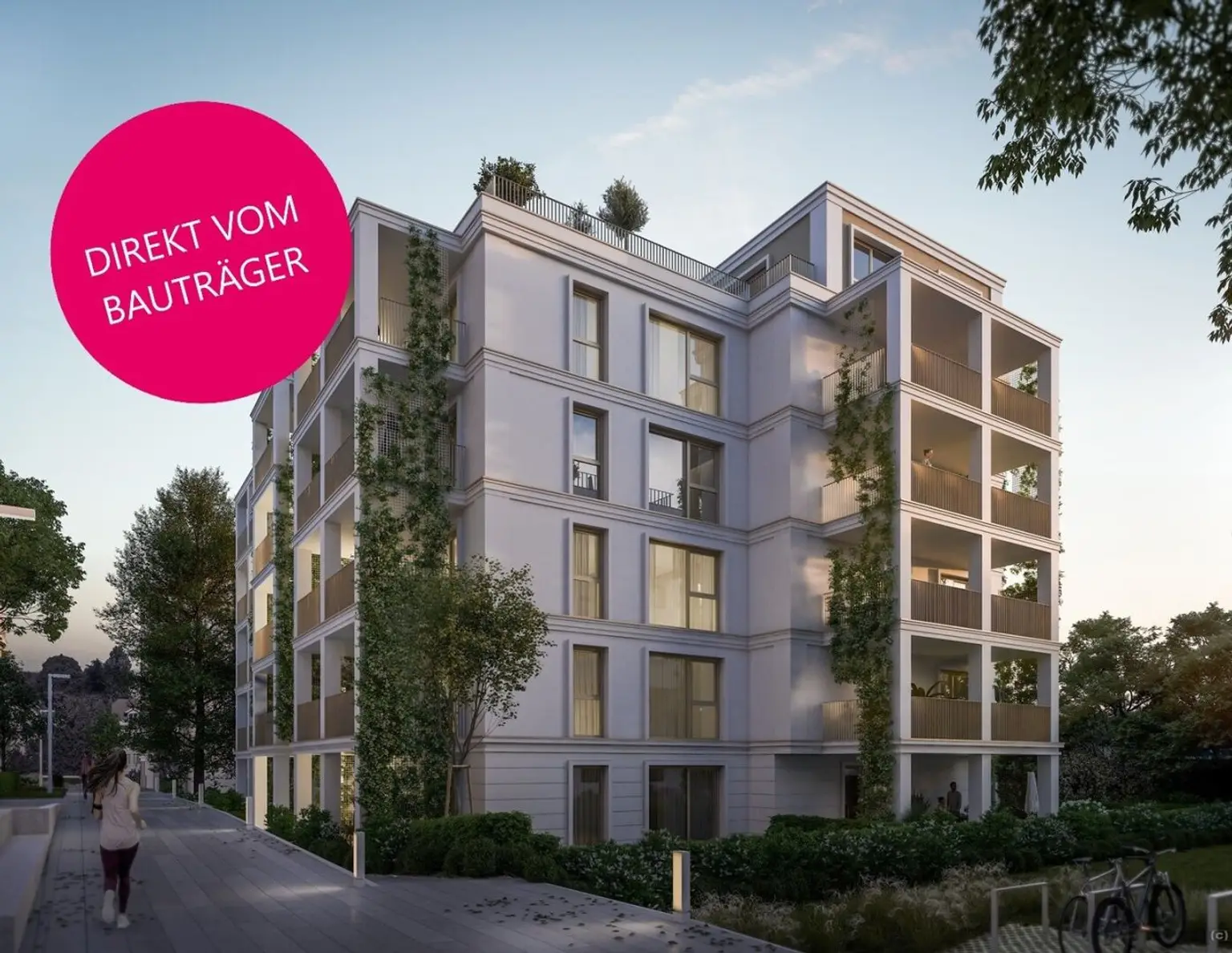 STADTVILLEN Wilhelminenberg: Anlage im Einklang mit der Natur