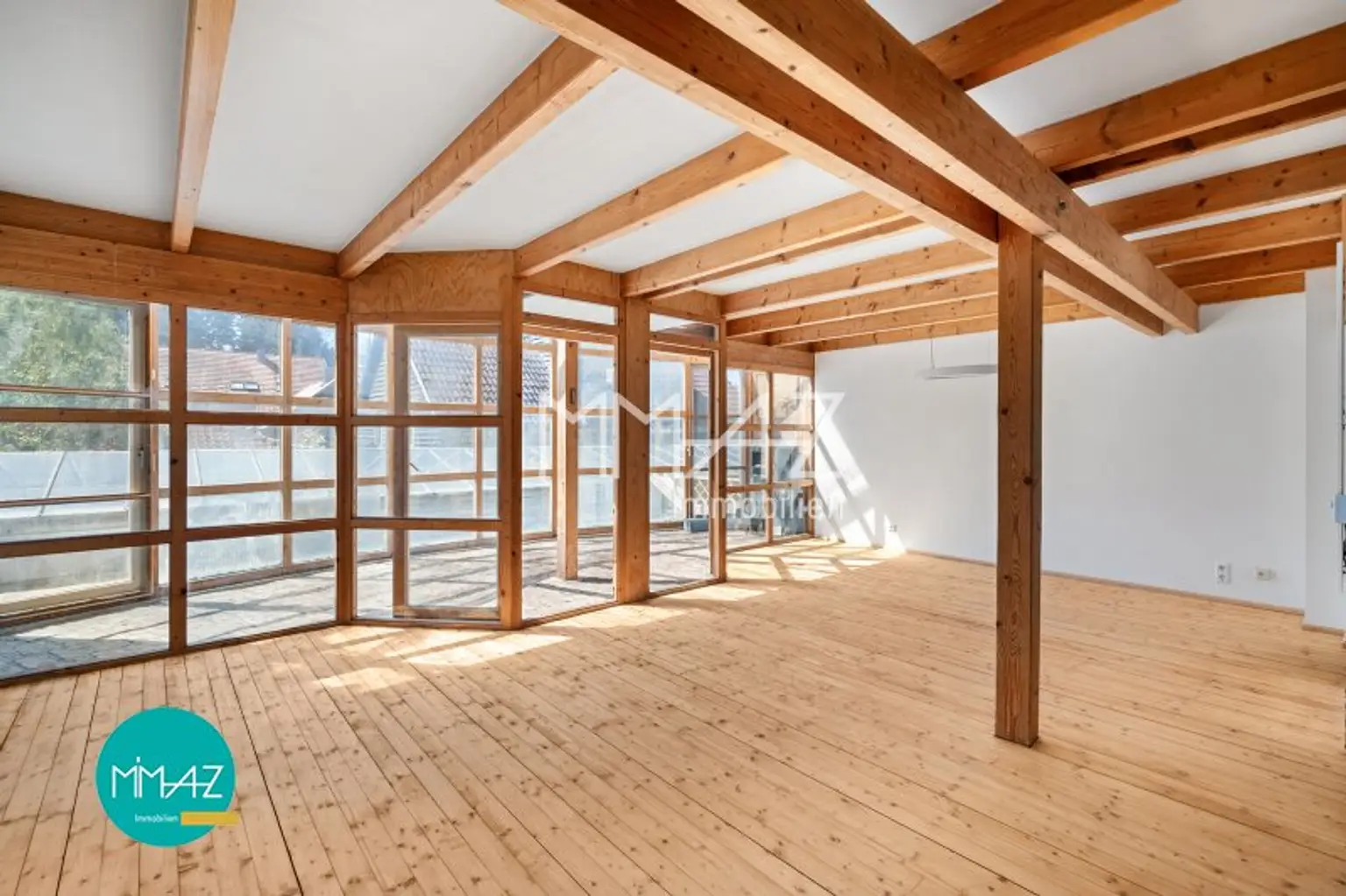 Wohnraum mit Veranda 1. OG