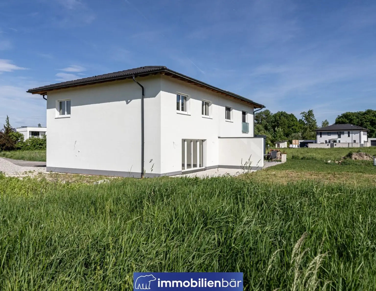 Modernes Doppelhaus Traunauen - Grünblick, Ruhelage und gute Raumaufteilung.
