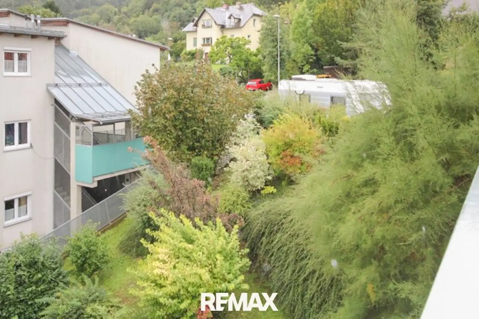 Ausblick Balkon