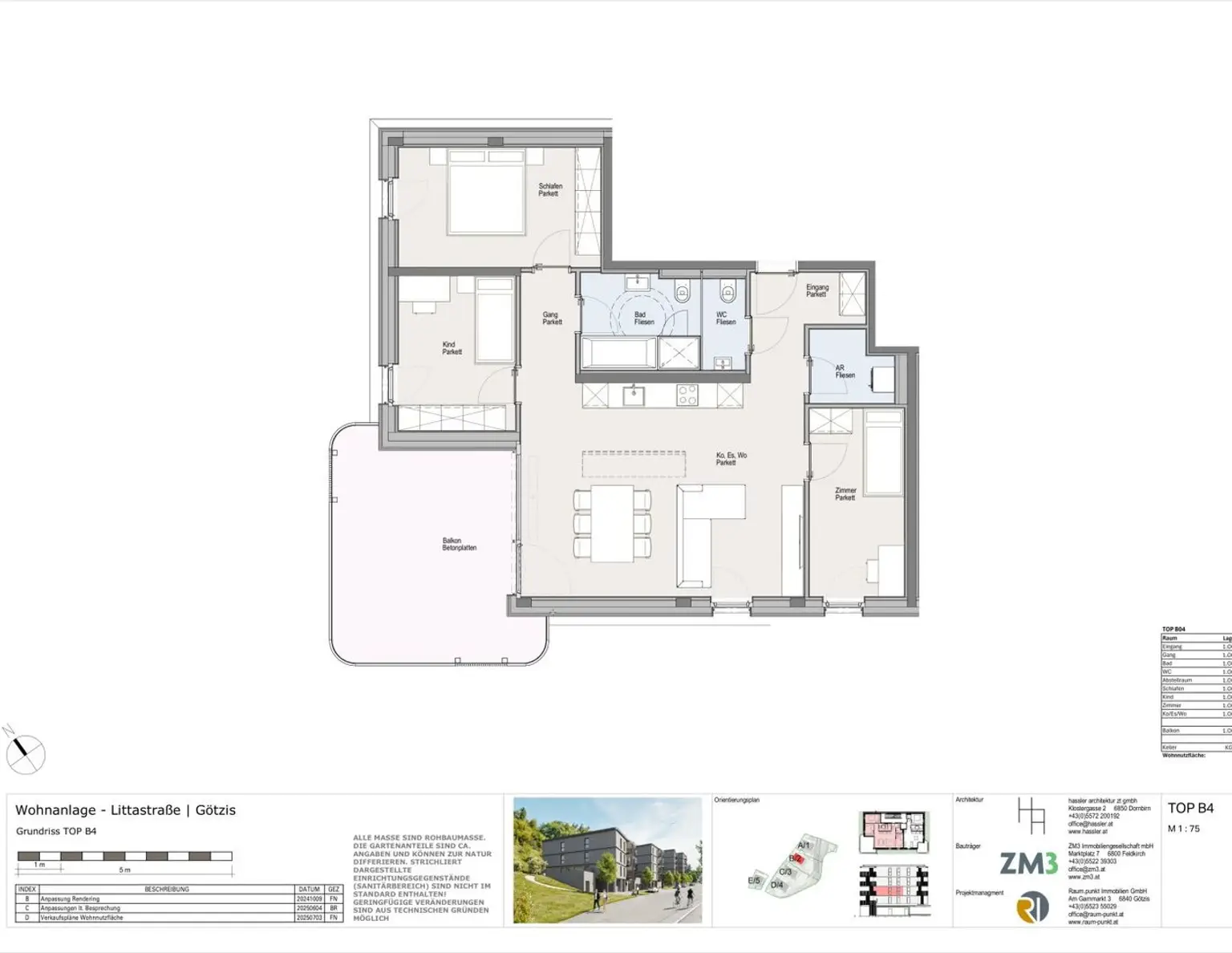 4-Zimmer-Terrassenwohnung in Götzis - Top B4