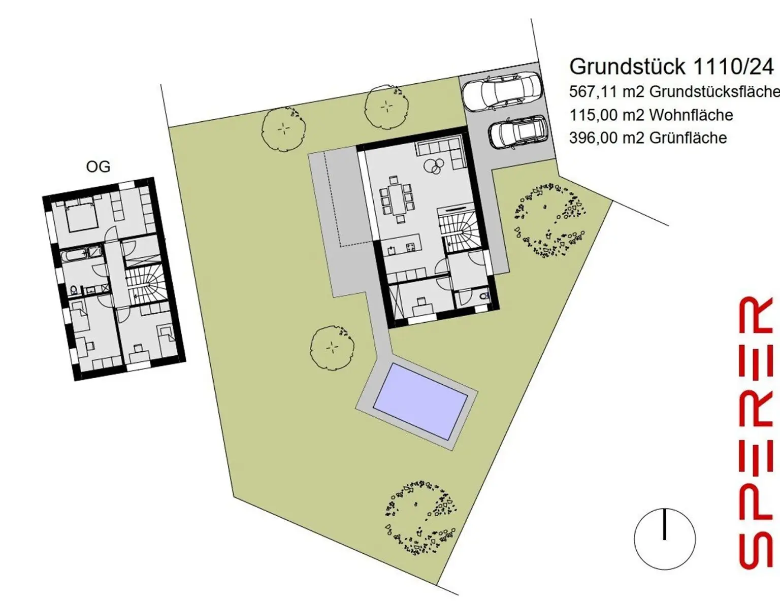 Ebenes Baugrundstück in Raffelstetten GST 1110/24