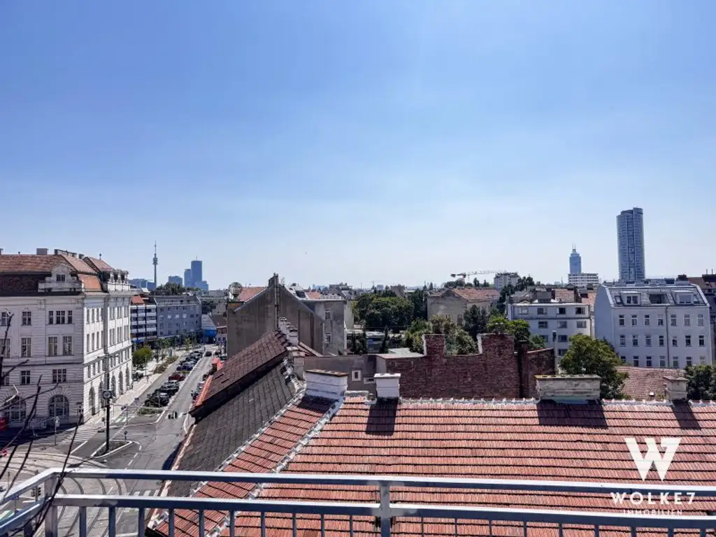 Dachterrassenwohnung mit 360° Panorama | 63m² Dachterasse | Am Spitz