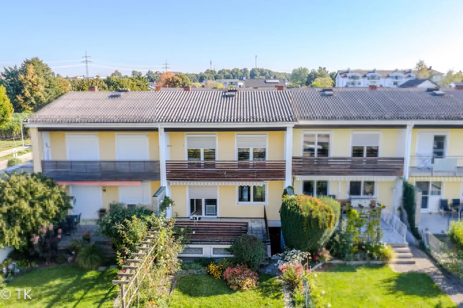 Reihenhaus in Siedlungslage