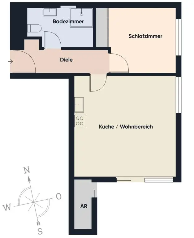Wohnkomfort trifft Gemütlichkeit – Helle Wohnung mit sonniger Terrasse
