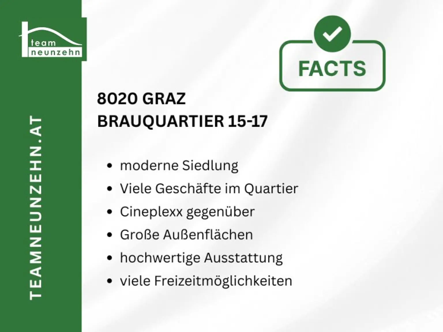 Das Brauquartier – jung, dynamisch, mittendrin