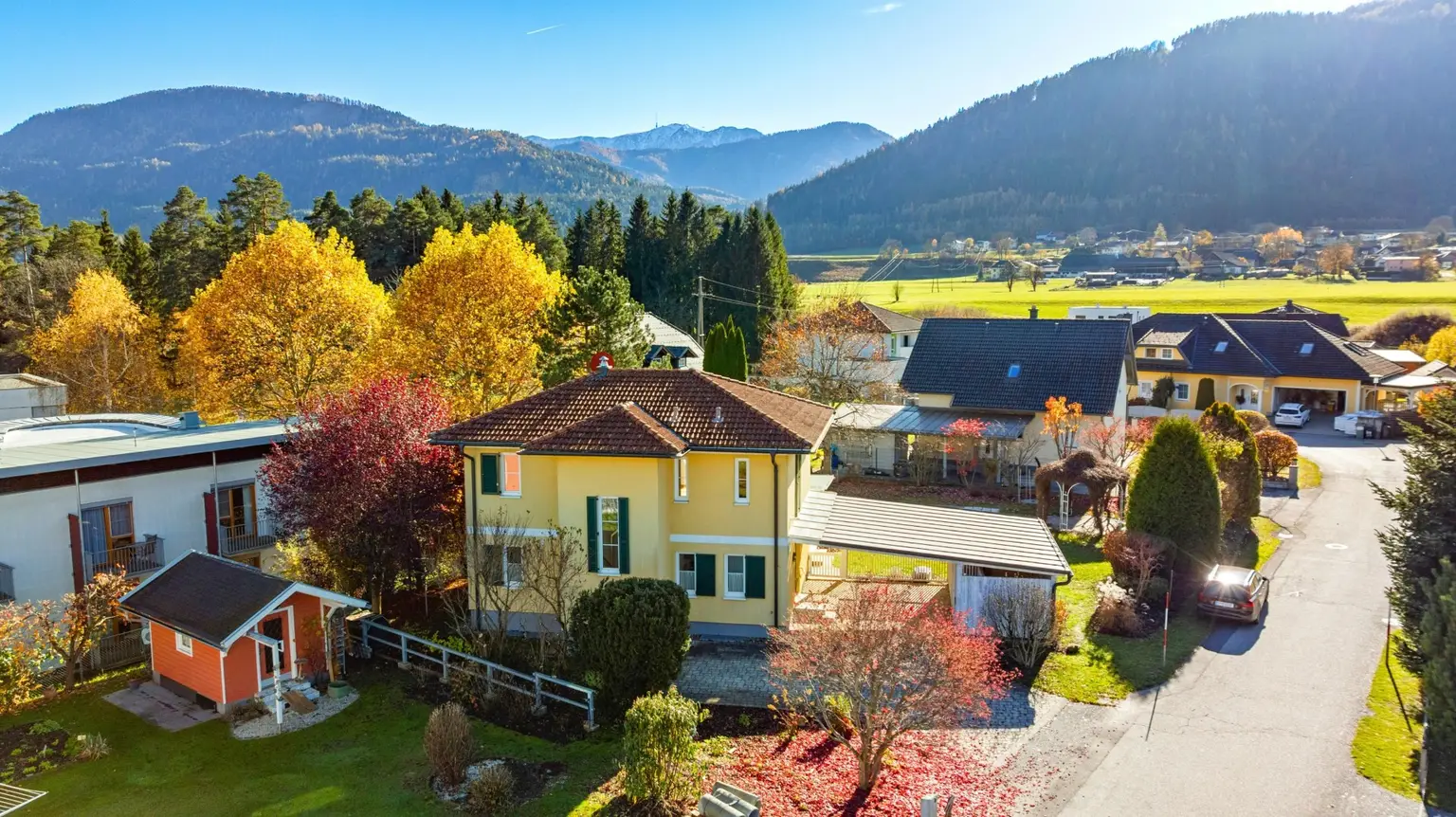 perfekt ausgerichtet