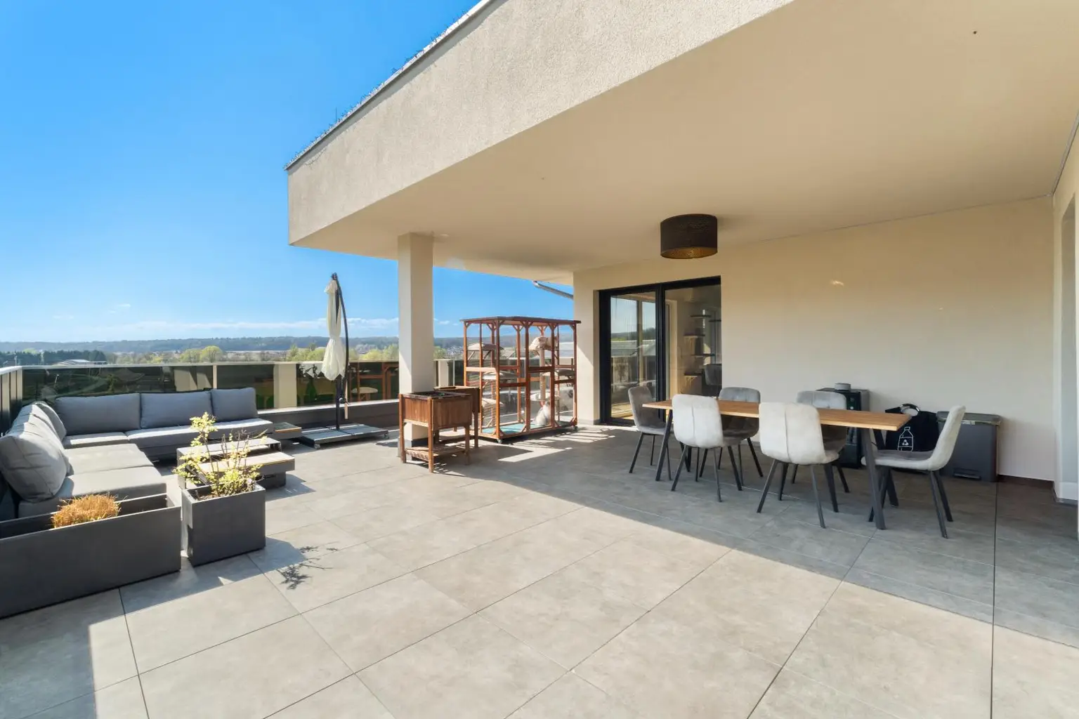 Dachterrasse Bereiche