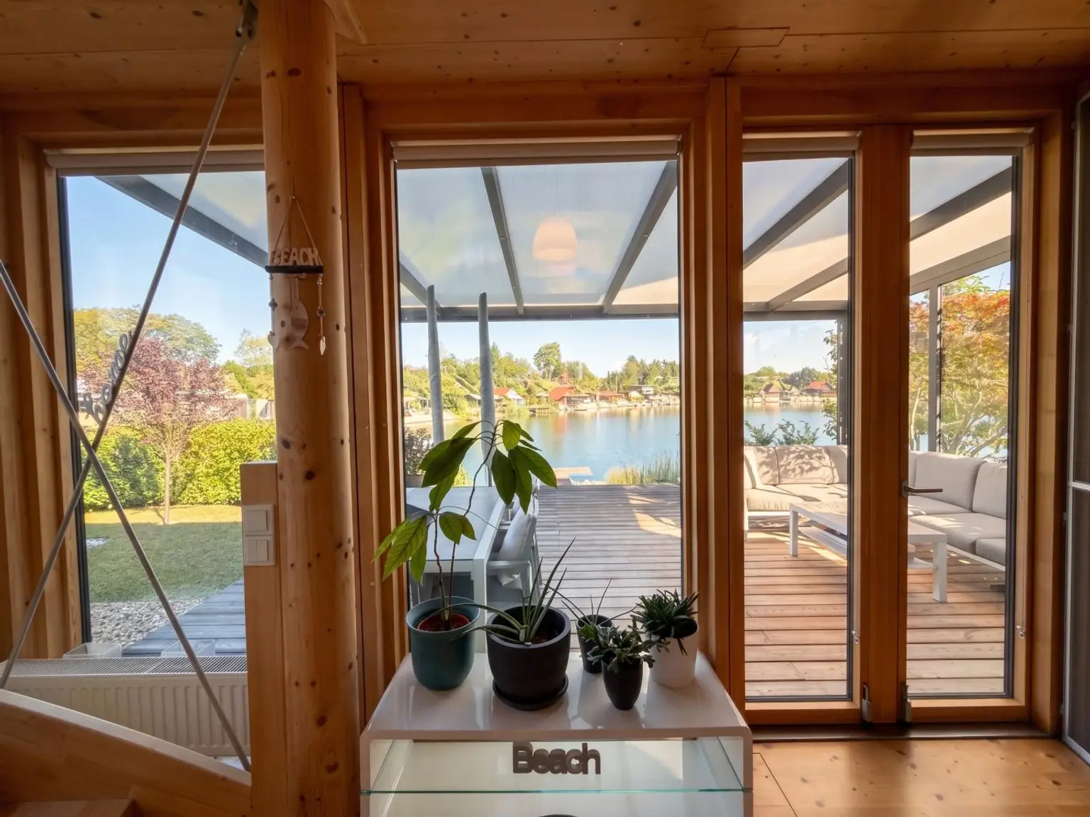 Blick vom Wohnzimmer