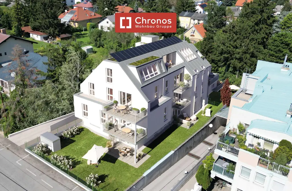 BAUBEGINN ERFOLGT! Vorsorgewohnung! 2-Zimmer-Neubau-Gartenwohnung im Einfamilienhausgebiet in Ruhelage!