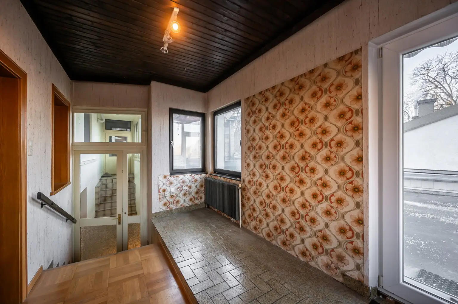 Obergeschoss Treppenlauf zu Untergeschoss