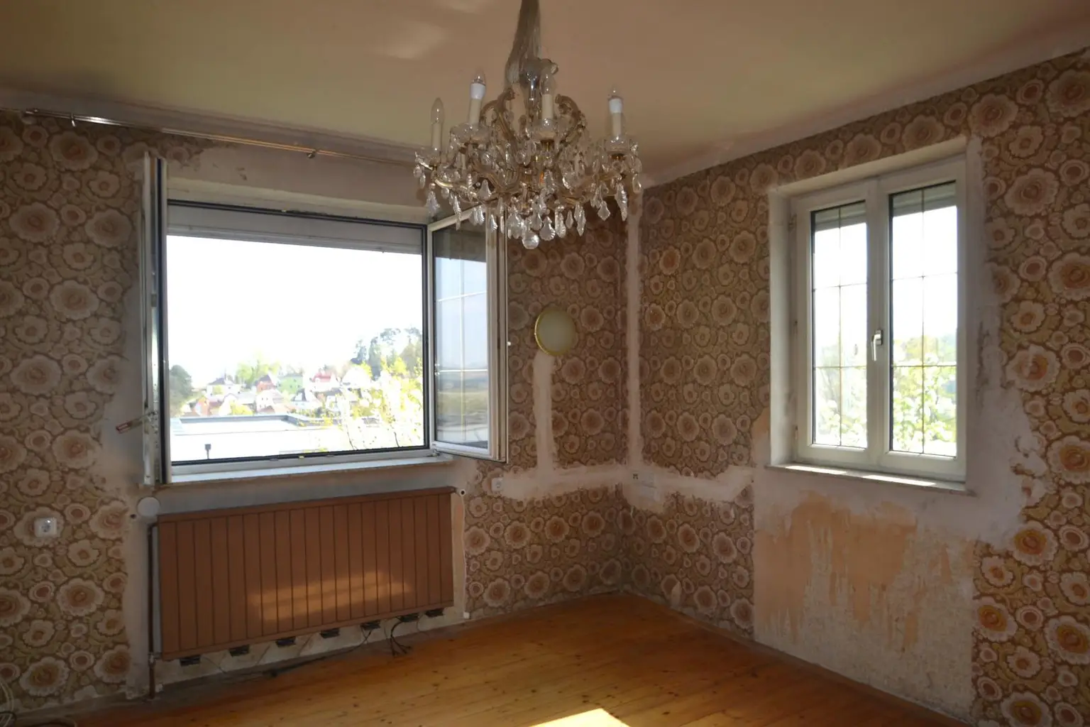 Eckzimmer im Erdgeschoß