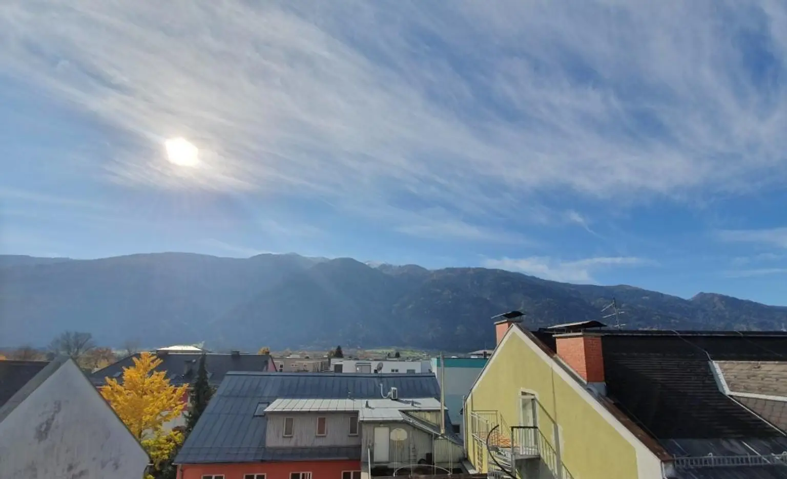 Aussicht Sonnenterrasse