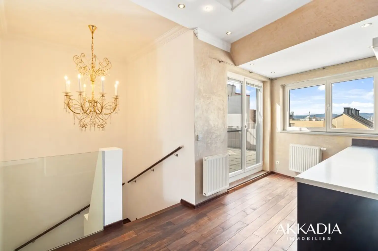 Penthouse mit 360° Weitblick – Exklusives Wohnerlebnis im 4. Bezirk auf zwei Ebenen (Tiefgarage vorhanden)