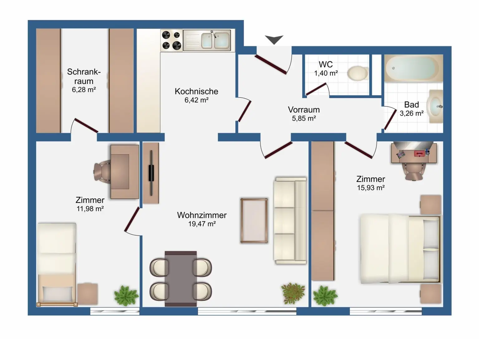 Grundrissplan