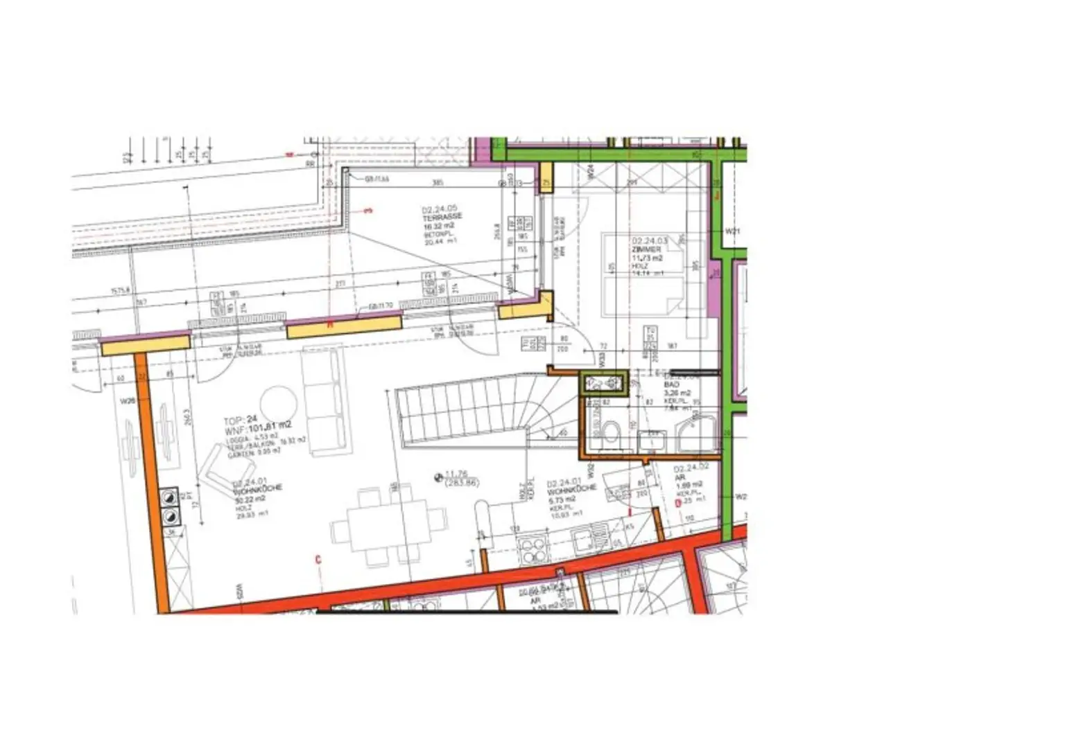 Grundrissskizze Ebene 2