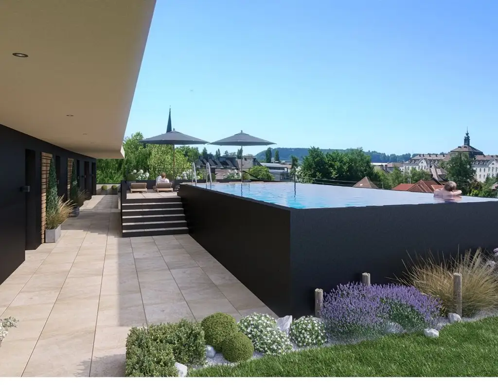 High-End Penthouse mit Rundum - Panorama über den Dächern von Vöcklabruck