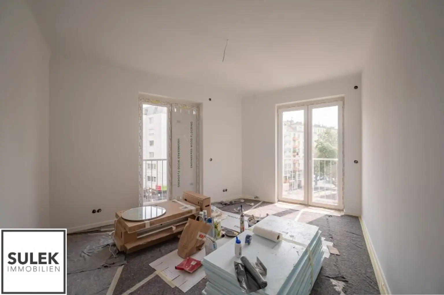 Erstbezug nach Generalsanierung in der Taborstraße 63 - perfekt angebunden: 2 Zimmer + Wohnküche + Balkon