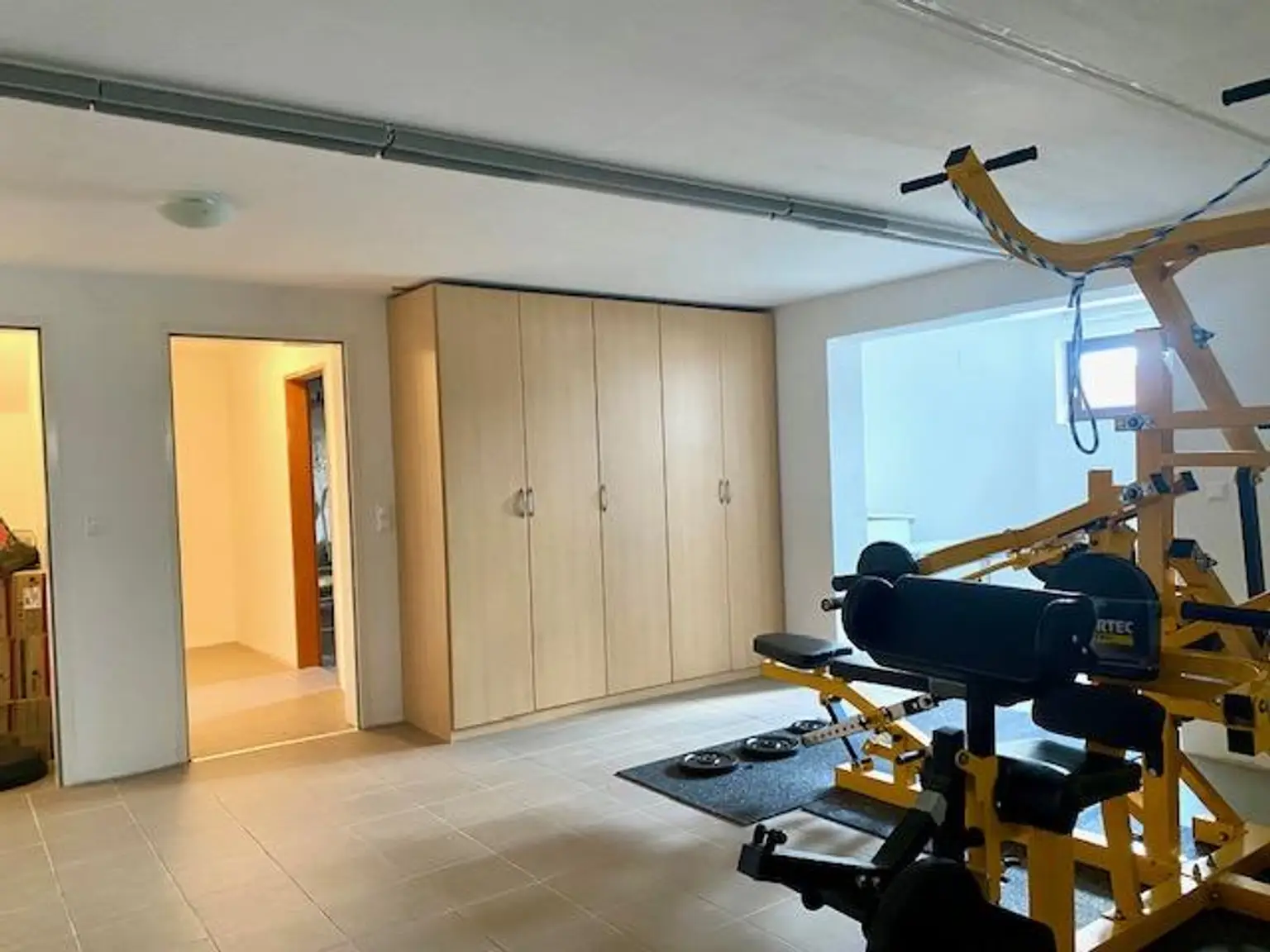 Fitness- und Wirtschaftsraum