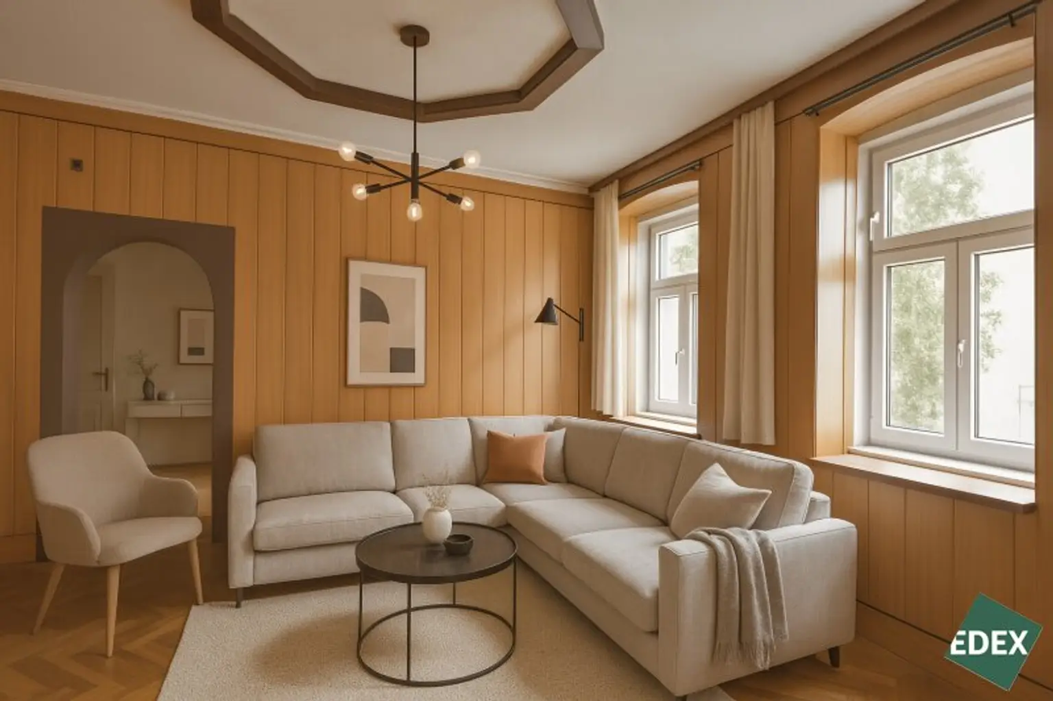 Sanierungsbedürftige 4-Zimmer-Altbauwohnung mit viel Charme