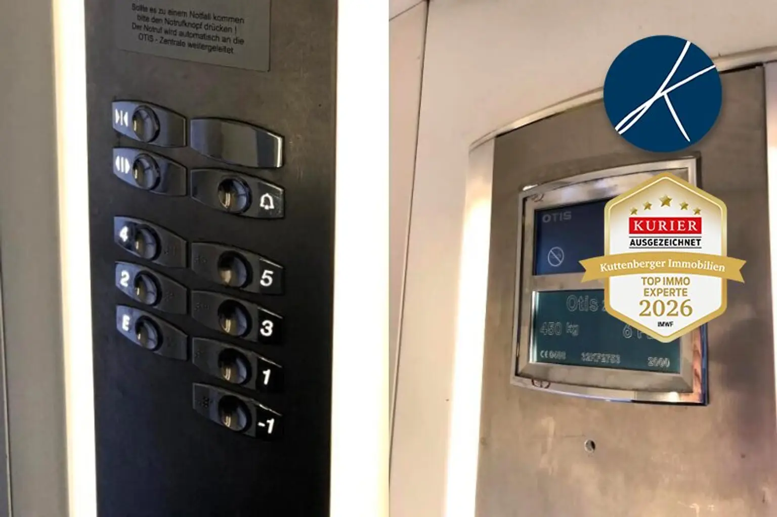 moderner Lift bis in den Keller