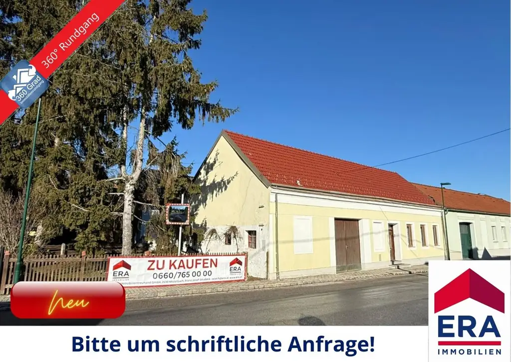 Charmantes Weinviertler Bauernhaus mit handbemalten Fliesen in Ottenthal