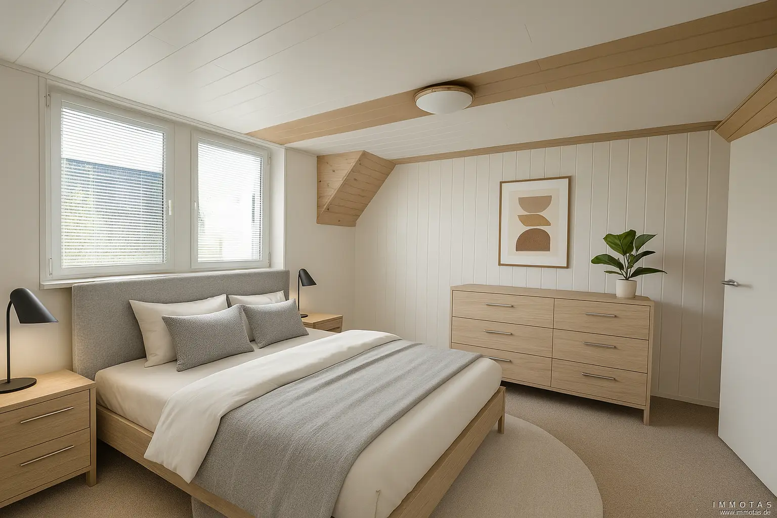 Schlafzimmer DG Visualisierung