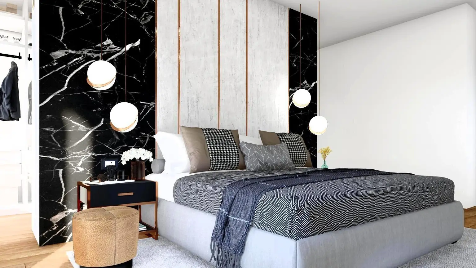 Visualisierung Schlafzimmer