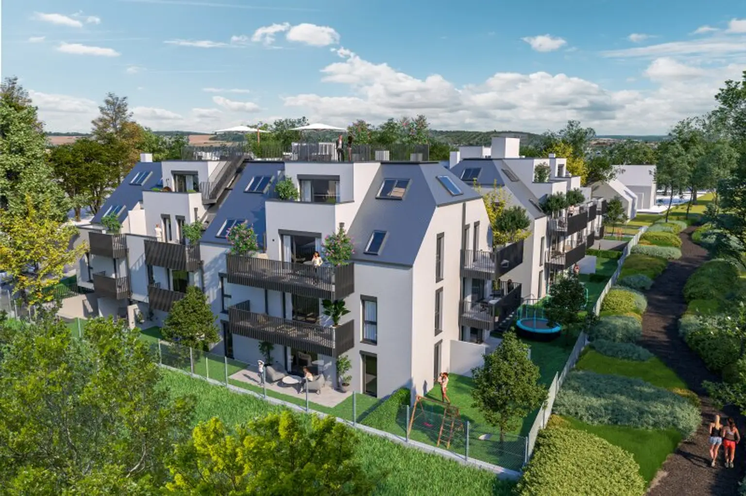 Neues Projekt in der Schwarzelackenau beim Marchfeldkanal - noch 18 Einheiten verfügbar!