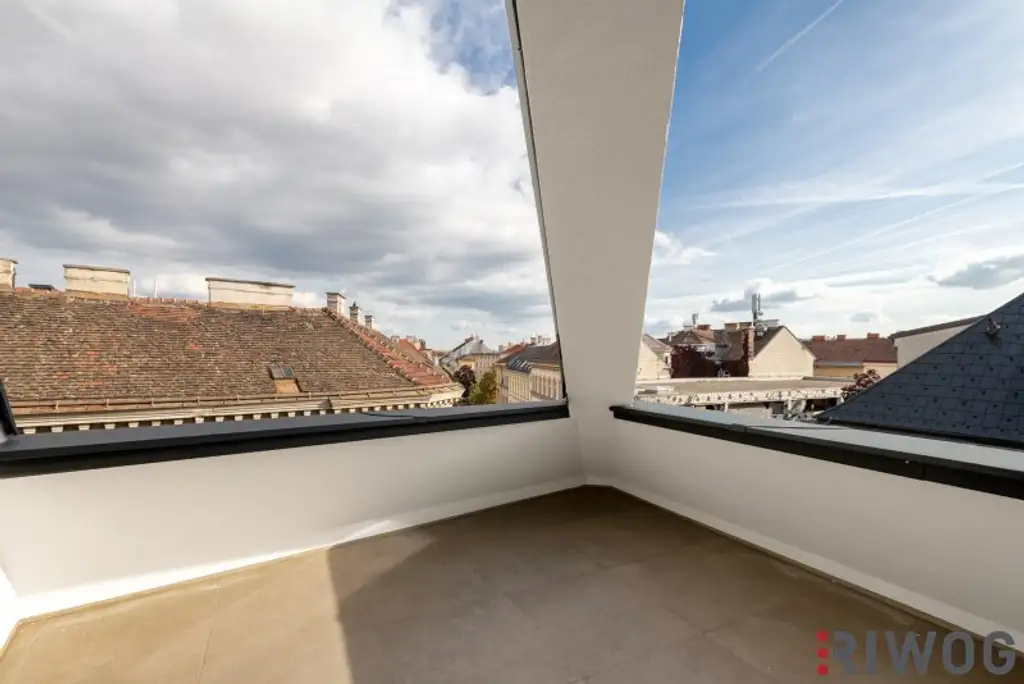 DACHGESCHOSSWOHNUNG II ERSTBEZUG MIT TERRASSE UND DACHTERRASSE II 4 ZIMMER II NÄHE OTTAKRINGER BRAUEREI II PROJEKT ABELEGASSE 20