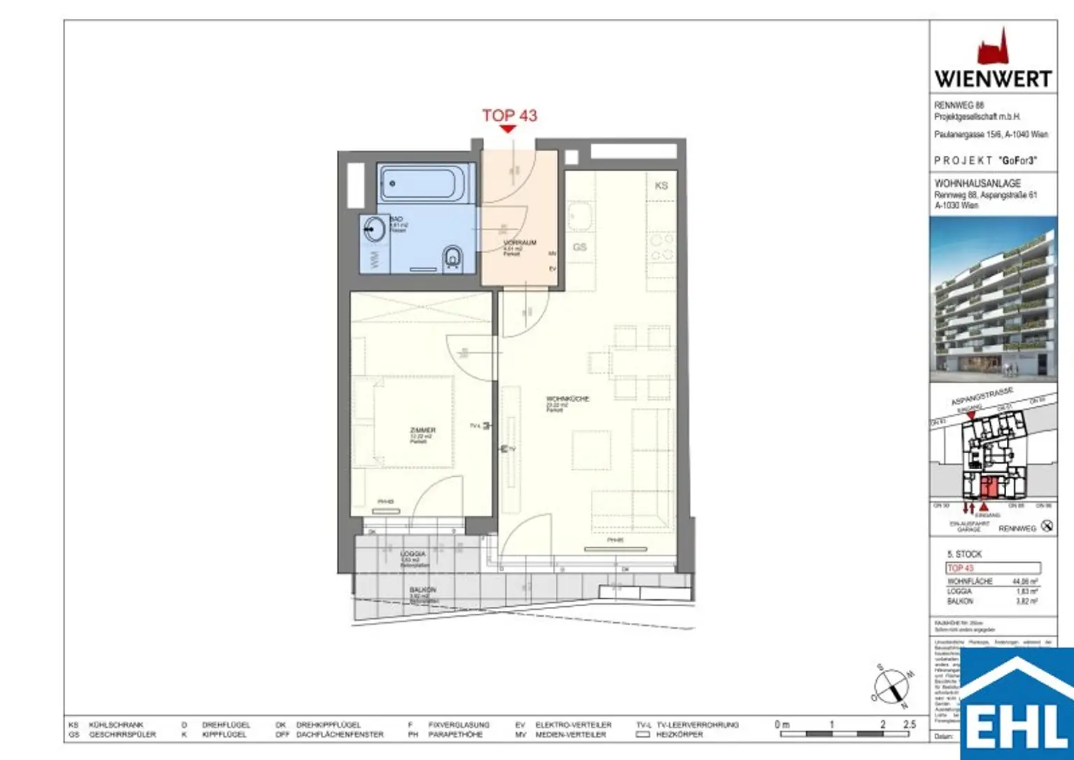 2-Zimmer-Wohnung mit Balkon in zentraler Lage