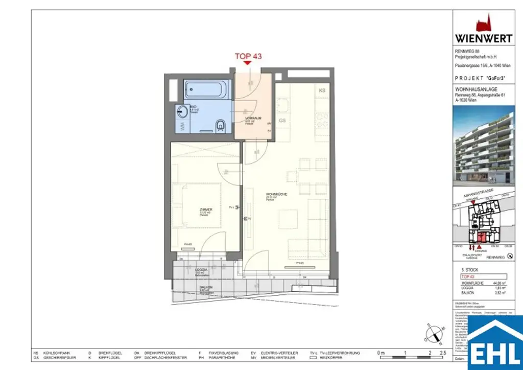 2-Zimmer-Wohnung mit Balkon in zentraler Lage