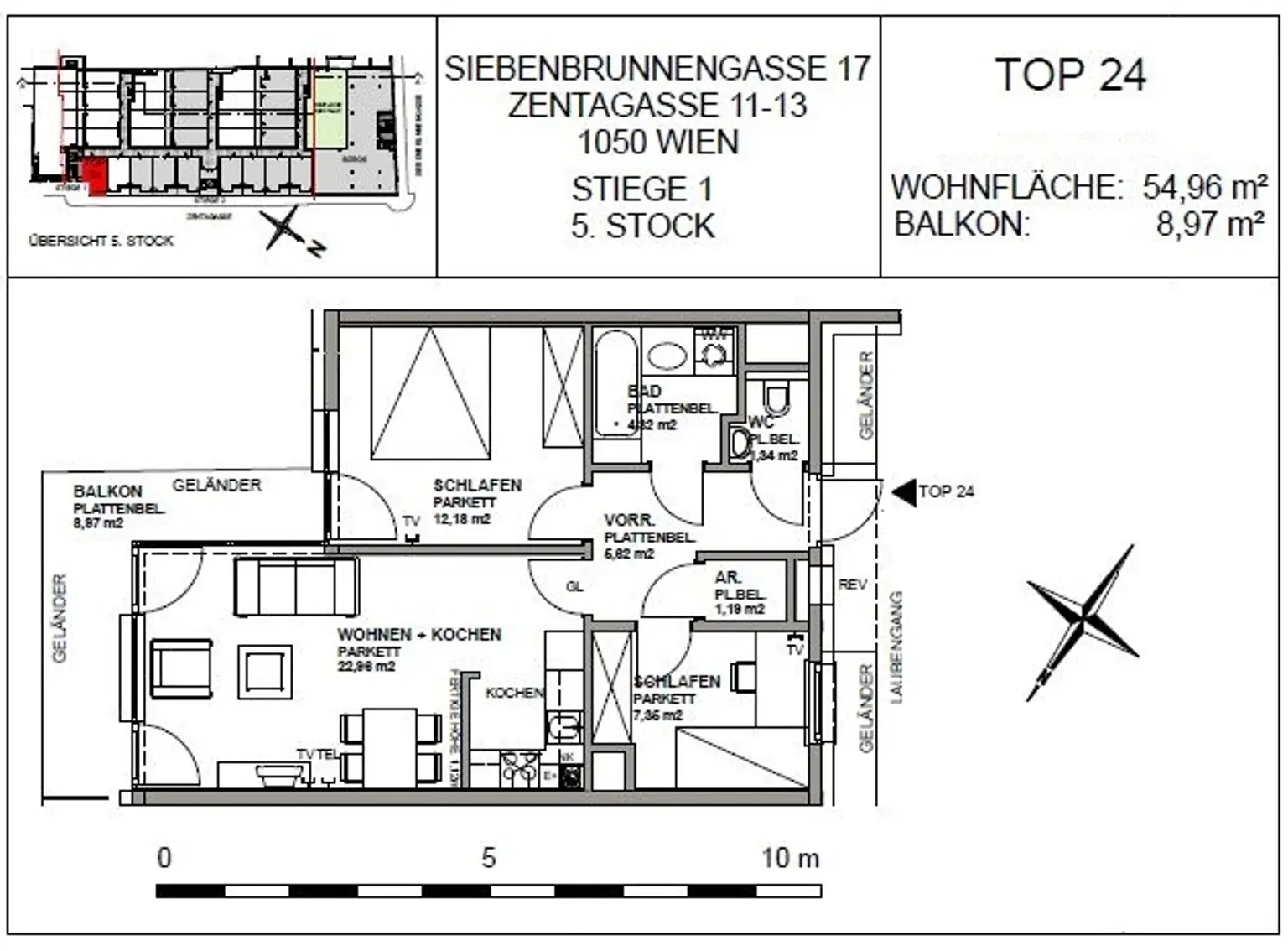 Super aufgeteilte 3-Zimmer-Wohnung inkl. großer Freifläche!
