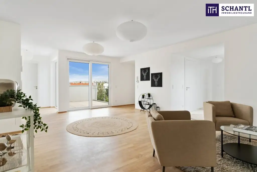 Geniales Penthouse mit über 60 m² Dachterrasse on TOP! Jetzt besichtigen.
