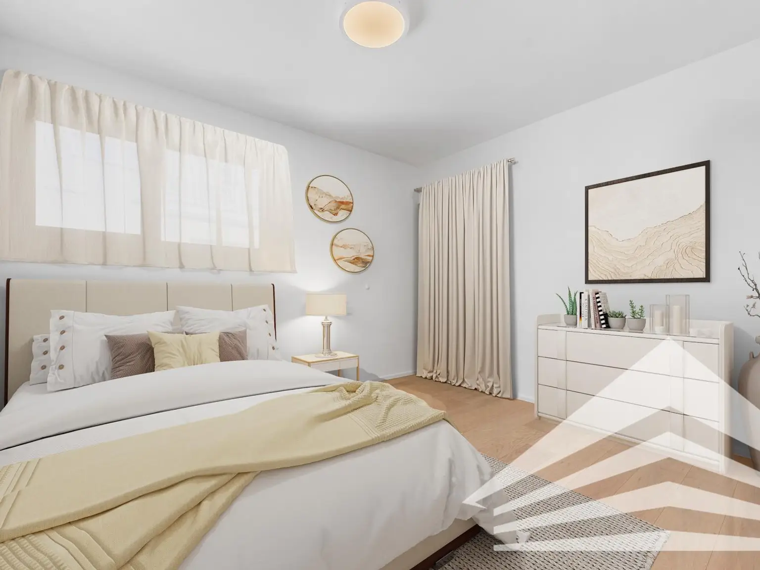 Kompaktes 3 Zimmer Neubau-Penthouse im Platanenhof