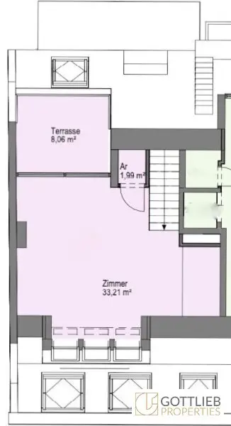 PROVISIONSFREI nahe Belvedere! Luxuriöse 6-Zimmer-Erstbezug-Dachterrassen-Wohnung mit Outdoor-Pool in historischem Gebäude
