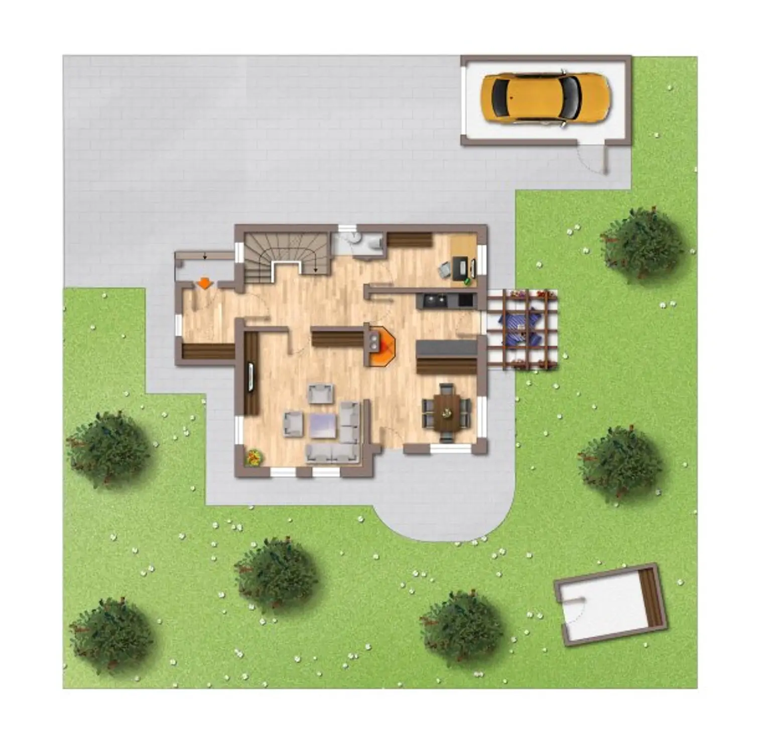 Grundriss Erdgeschoss